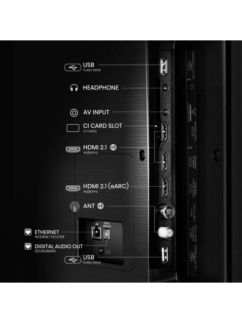 HISENSE SMART TV LED 43A6N 43 4K ULTRA HD NEGRO