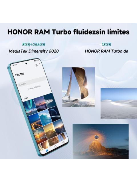 HONOR 90 LITE DUAL SIM 256GB PLATEADO 8GB RAM