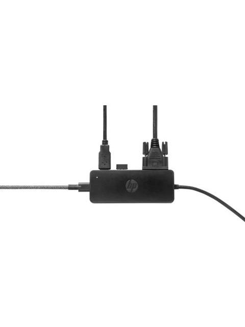HP HUB USB 3.0 1X HDMI 1X VGA 2X USB NEGRO