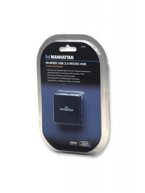 MANHATTAN MICRO HUB USB 2.0 DE 4 PUERTOS 480 MBIT-S