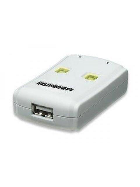 MANHATTAN HI-SPEED SWITCH USB 2.0 162005 2 PUERTOS