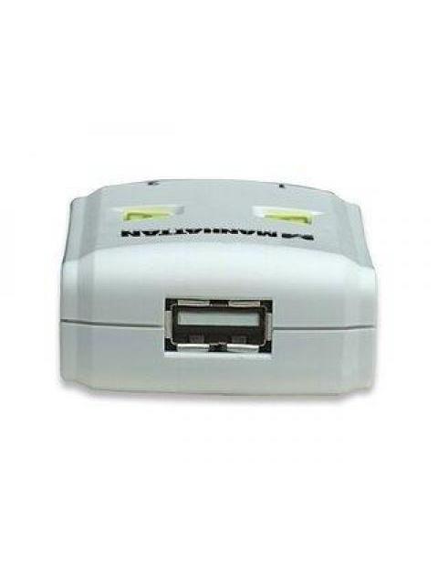 MANHATTAN HI-SPEED SWITCH USB 2.0 162005 2 PUERTOS