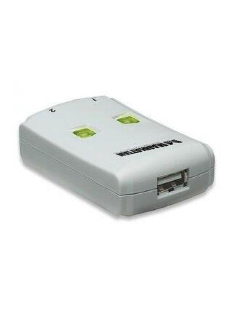 MANHATTAN HI-SPEED SWITCH USB 2.0 162005 2 PUERTOS