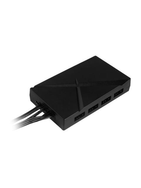 HUB MULTICONTACTOS VENTILADORES BALAM RUSH EOLOX HUB EXH8 4 CONECTORES PARA ARGB 3 PIN