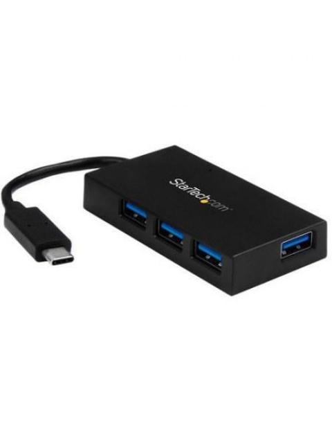 STARTECH HUB 3.0 4 PUERTOS USB-C A USB-A ADAPT. ALIMENTACION HB30C4AFS