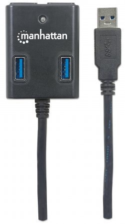 MANHATTAN HUB USB 3.0 DE SUPERVELOCIDAD 4X USB A 5000 MBIT-S - SIN FUENTE