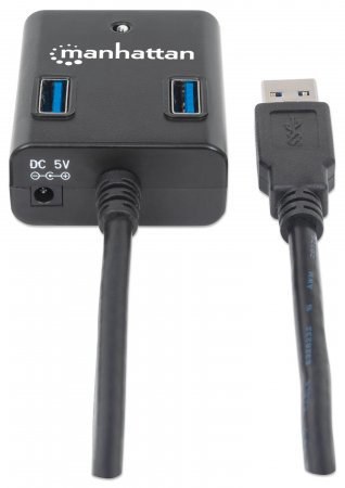 MANHATTAN HUB USB 3.0 DE SUPERVELOCIDAD 4X USB A 5000 MBIT-S - SIN FUENTE