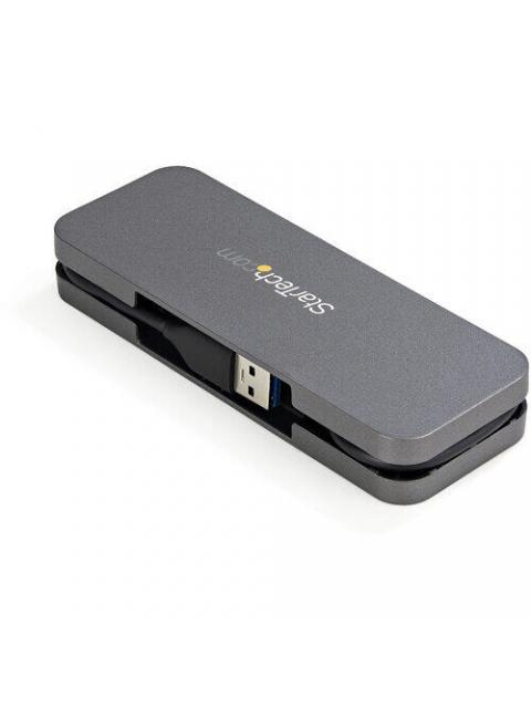STARTECH  HUB USB A MACHO - 4X PUERTOS USB A 3.0 5000 MBIT-S NEGRO-GRIS