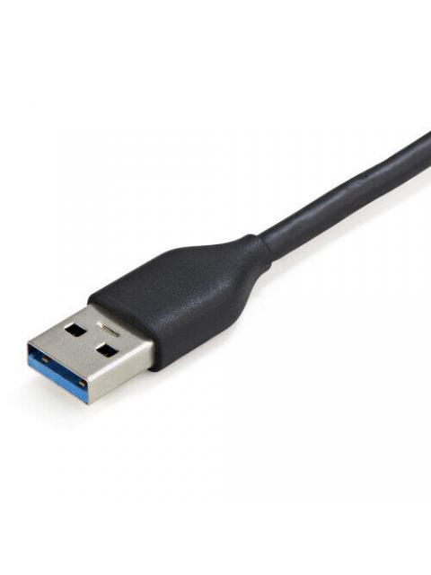 STARTECH  HUB USB A MACHO - 4X PUERTOS USB A 3.0 5000 MBIT-S NEGRO-GRIS