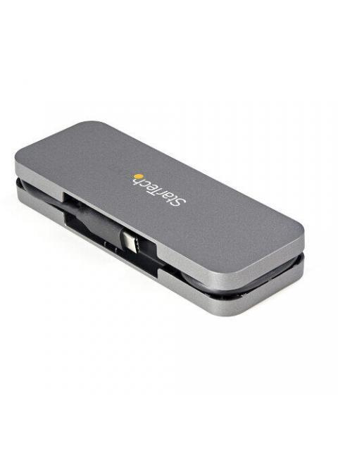 STARTECH  HUB USB 3.2 TIPO-C MACHO - 4 USB 3.2 TIPO-A HEMBRA 5000MBIT-S NEGRO-GRIS