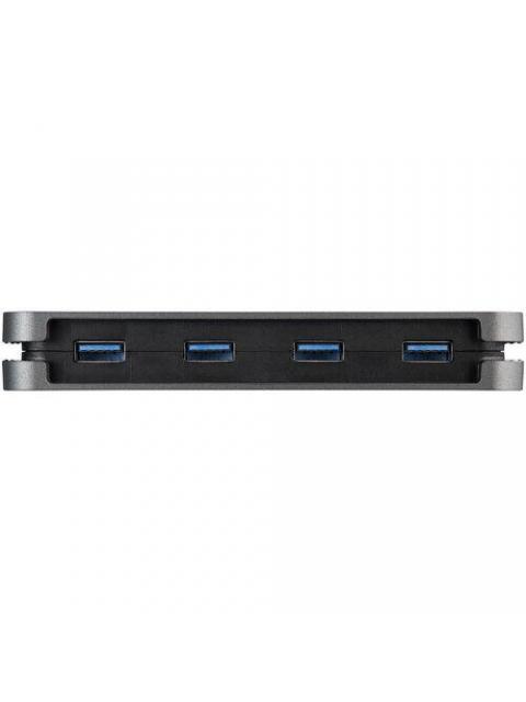 STARTECH  HUB USB 3.2 TIPO-C MACHO - 4 USB 3.2 TIPO-A HEMBRA 5000MBIT-S NEGRO-GRIS
