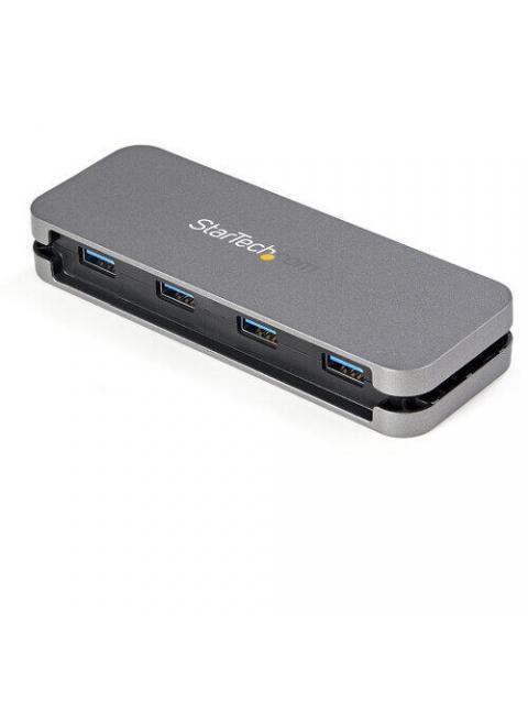 STARTECH  HUB USB 3.2 TIPO-C MACHO - 4 USB 3.2 TIPO-A HEMBRA 5000MBIT-S NEGRO-GRIS