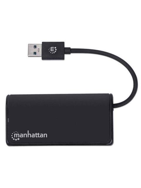 MANHATTAN HUB USB 3.2 MACHO - 4X USB 3.2 HEMBRA 5000 MBIT-S NEGRO