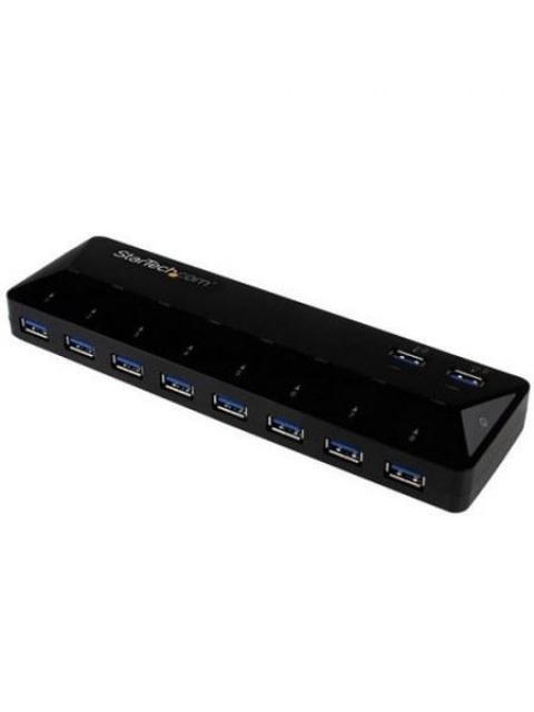 STARTECH HUB USB 3.0 DE 10 PUERTOS USB 3.0 NEGRO PARA PC ST103008U2C