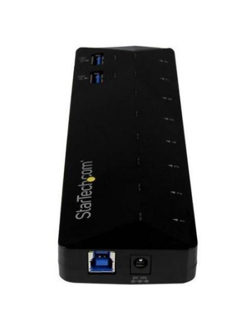 STARTECH HUB USB 3.0 DE 10 PUERTOS USB 3.0 NEGRO PARA PC ST103008U2C