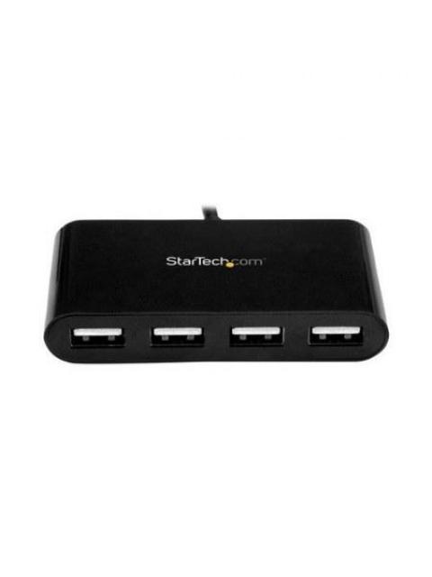 STARTECH  HUB CONCENTRADOR USB-C 4 PUERTOS USB 2.0 480 MBIT-S NEGRO