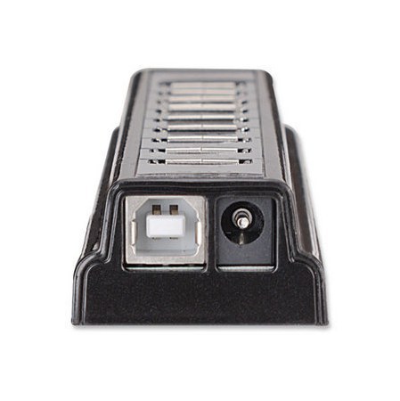 MANHATTAN HUB DE ESCRITORIO HI-SPEED USB 2.0 DE 10 PUERTOS 480 MBIT-S CON FUENTE