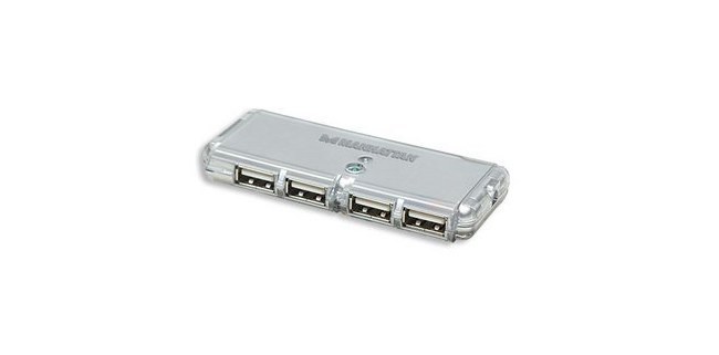 MANHATTAN HUB USB 2.0 DE 4 PUERTOS 480 MBIT-S