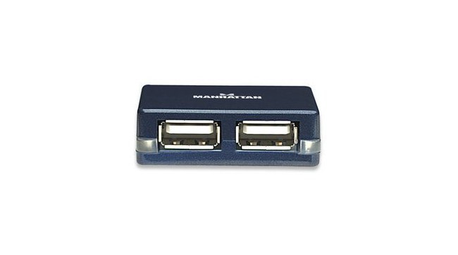 MANHATTAN MICRO HUB USB 2.0 DE 4 PUERTOS 480 MBIT-S