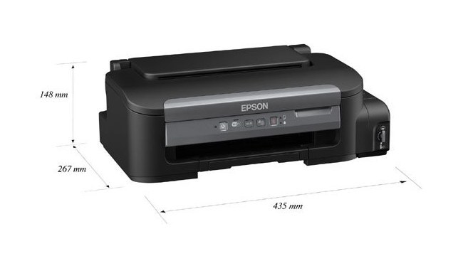 IMPRESORA TINTA CONTINUA EPSON WORKFORCE M105 - 35PPM NEGRO - 1440X750DPI - WI-FI - USB 2.0 - NEGRO