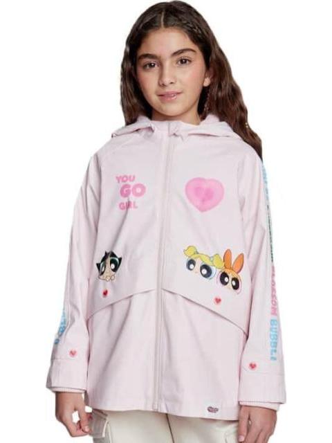 IMPERMEABLE IMPERMEABLE ESTAMPADO ROSA LAS CHICAS SUPER PODEROSAS
