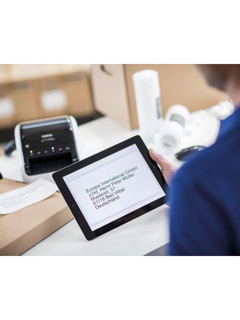 BROTHER QL-1110NWB IMPRESORA DE ETIQUETAS TERMICA DIRECTA 300 X 300 DPI BLUETOOTH-USB NEGRO-BLANCO