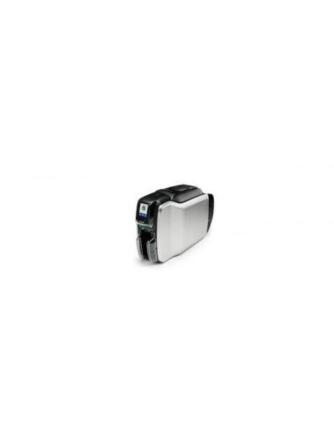 ZEBRA ZC300 IMPRESORA DE CREDENCIALES TRANSFERENCIA TERMICA 2 CARAS 300 X 300DPI USB 2.0 ETHERNET NEGRO-PLATA - INCLUYE CARDSTUDIO 2.0 STANDARD-200 TARJETAS PVC-CINTA YMCKOK