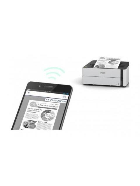 EPSON ECOTANK M1180 BLANCO Y NEGRO INYECCION TANQUE DE TINTA INALAMBRICO PRINT