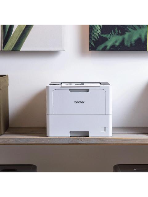 IMPRESORA LASER MONOCROMATICA BROTHER VALOR HLL6210DW 52 PPM DUPLEX GIGABIT ETHERNET WIFI TONER DE HASTA 18 000 PAGS