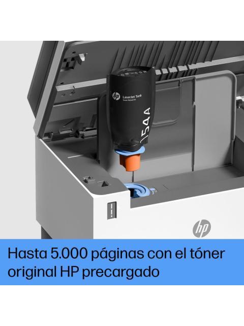IMPRESORA MULTIFUNCION HP LASERJET TANK MFP 2602SDW 2R7F5A 600 X 600 PPP 22 PPM 25000 PAGINAS