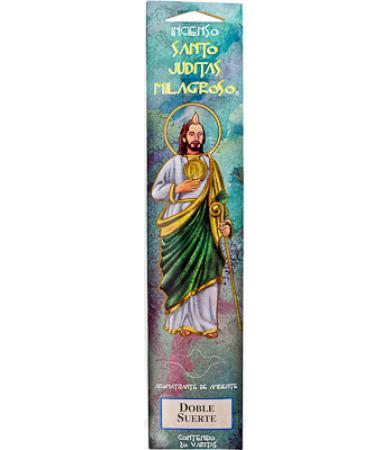 INCIENSO SAN JUDITAS DOBLE SUERTE 20 VARITAS SANTO JUDITAS