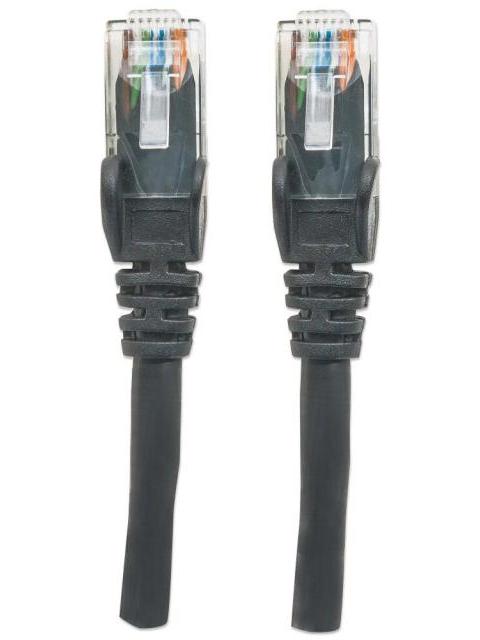INTELLINET CABLE PATCH CAT6 UTP 100% COBRE RJ-45 MACHO - RJ-45 MACHO 3 METROS NEGRO