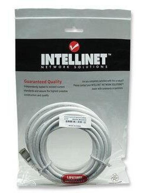 INTELLINET CABLE PATCH CAT6 UTP RJ-45 MACHO - RJ-45 MACHO 1 METRO BLANCO