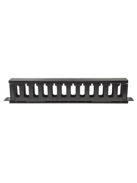 INTELLINET ORGANIZADOR DE CABLES HORIZONTAL 1U RJ-45 NEGRO