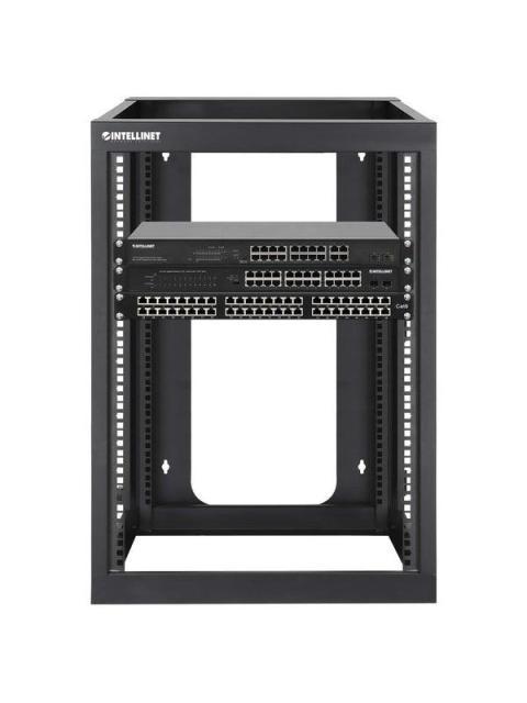 INTELLINET RACK ABIERTO MURAL 19 15U HASTA 40 KG NEGRO