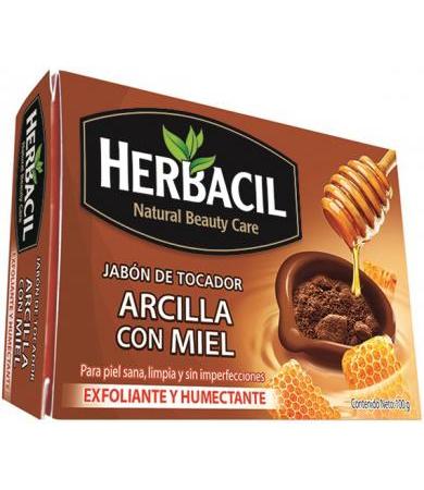 JABON DE ARCILLA EXFOLIANTE 100 G HERBACIL