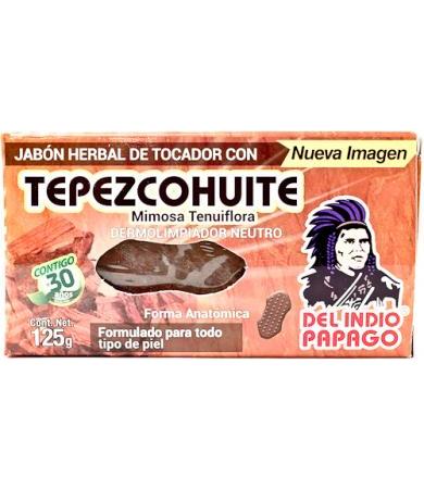 JABON NEUTRO TEPEZCOHUITE 125 G DEL INDIO PAPAGO