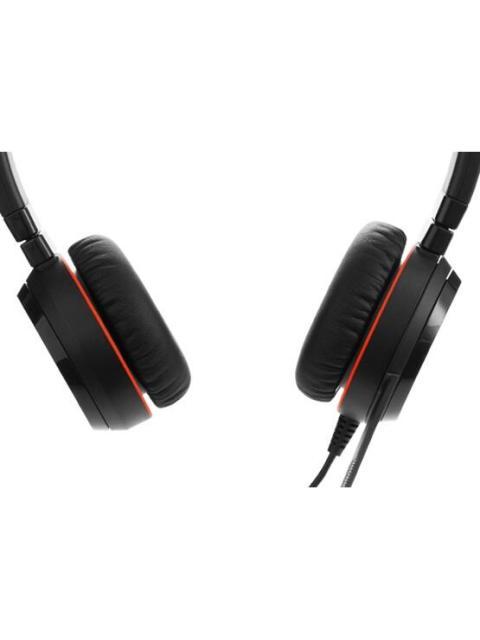 JABRA DIADEMA CON MICROFONO EVOLVE 30 II MS STEREO ALAMBRICO 0.9 METROS USB 3.5MM BINAURAL NEGRO