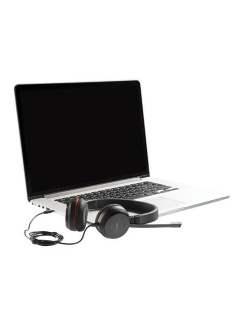 JABRA DIADEMA CON MICROFONO EVOLVE 30 II MS STEREO ALAMBRICO 0.9 METROS USB 3.5MM BINAURAL NEGRO