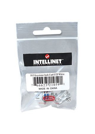 INTELLINET JACK CATEGORIA 6 RJ-45 BLANCO