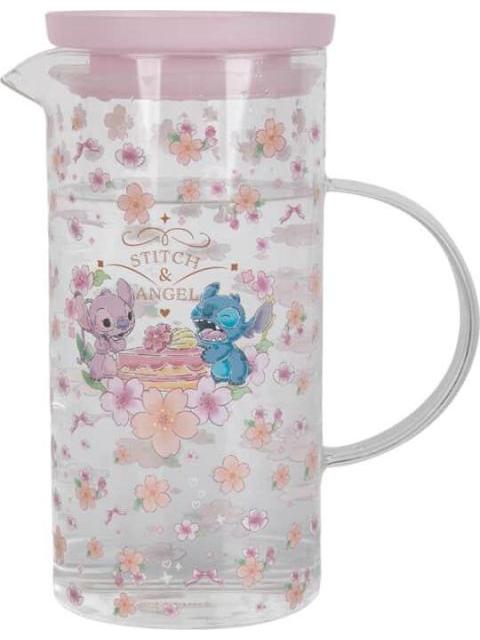 JARRA DE VIDRIO STITCH ROSA STITCH