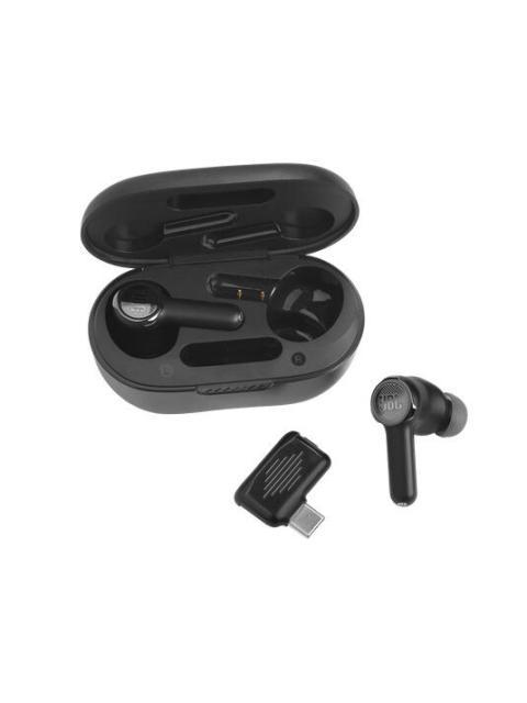 JBL AUDIFONOS INTRAURICULARES CON MICROFONO QUANTUM TWS INALAMBRICO BLUETOOTH USB-C NEGRO