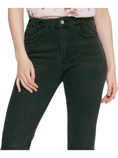 JEANS ACAMPANADO CINTURA ALTA NEGRO ATMOSPHERE DNM