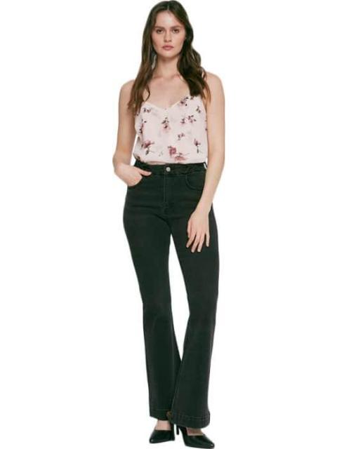 JEANS ACAMPANADO CINTURA ALTA NEGRO ATMOSPHERE DNM