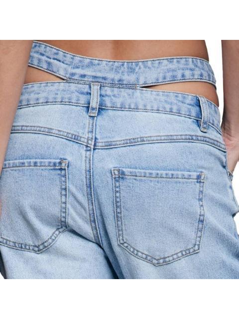 JEANS BAGGY CINTURA SUPER ALTA GRIS ATMOSPHERE DNM