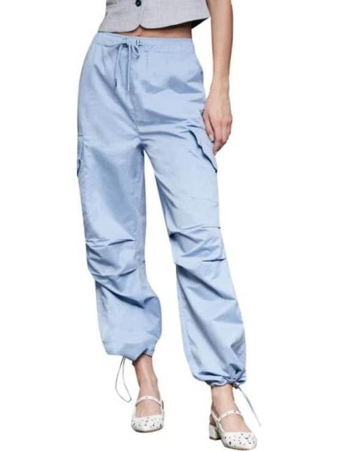 JEANS PARACHUTE CINTURA REGULAR AZUL SANTA LOLA