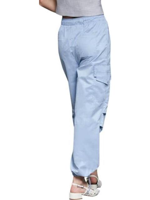 JEANS PARACHUTE CINTURA REGULAR AZUL SANTA LOLA