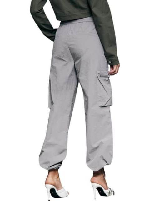 JEANS PARACHUTE CINTURA REGULAR GRIS SANTA LOLA