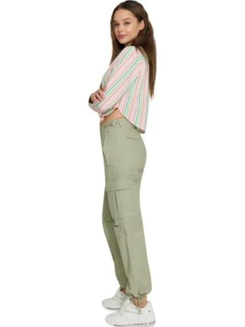 JEANS PARACHUTE CINTURA REGULAR VERDE SANTA LOLA
