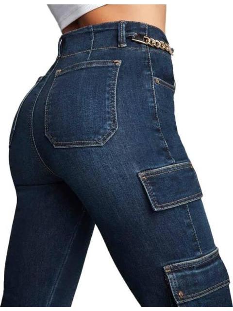 JEANS CINTURA ALTA GRIS SEVEN JEANS